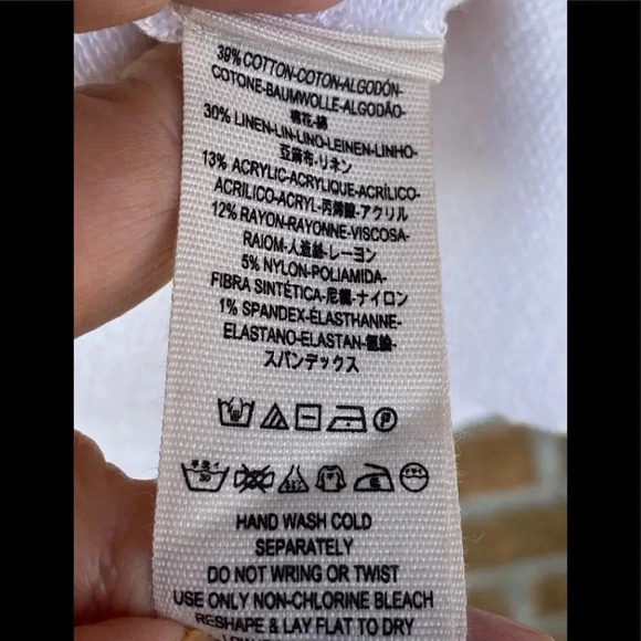 Free People Sundae Pullover White Top Sweater m - Picture 9 of 9